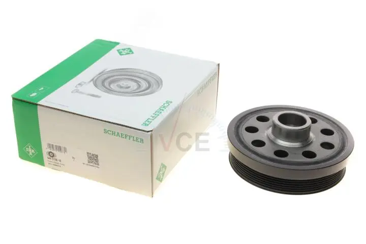 Шкив коленвала bmw 1 (e81)/3 (e90)/x1 (e84)/5 (e60)/x3 (e83/f25) 2.0d 04- (6pk), n47/m47 INA 544 0130 10 (фото 1)