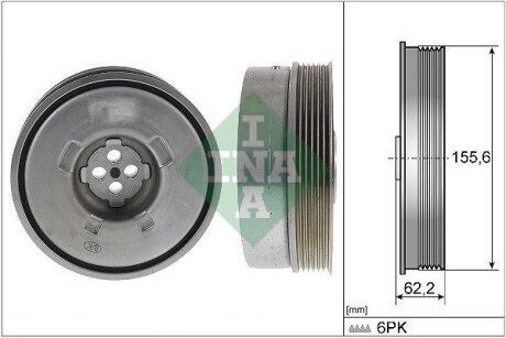 Шків колінвалу BMW X1 (F48) 15- B38 A15 A INA 544 0501 10