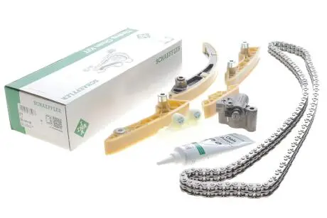 Комплект цепи ГРМ Ford Mondeo III 2.0 TDCi/Transit 2.4 DI 00-06 (цепь, башмак, натяжник) INA 559 1814 20