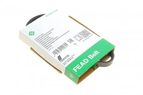 Ремень генератора renault kangoo 1.2 16v 01- (3pk750) INA FB 3PK750