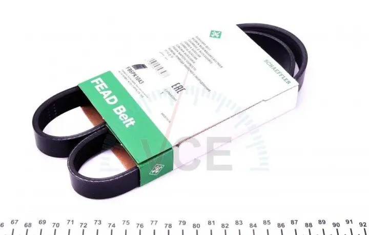 Фото 1 - Поликлиновой ремень INA FB 6PK1043 Поликлиновой ремень INA FB 6PK1043 (фото 1)