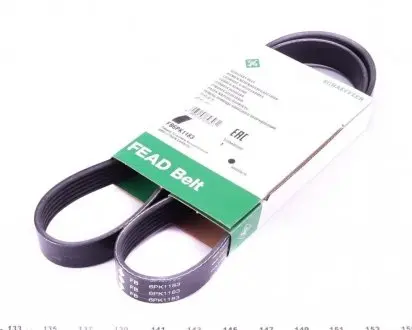 Ремень генератора citroen jumper 2.0hdi INA FB 6PK1183