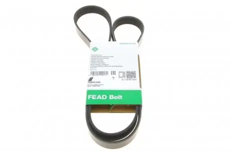 Ремень генератора peugeot 206/partner/citroen berlingo 1.1-1.6 02-/vw fox/polo 1.2 02-14 (6pk1453) INA FB 6PK1453