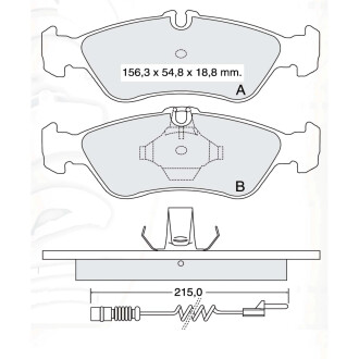 Гальмівні колодки дискові INTELLI-DAFMI D148E