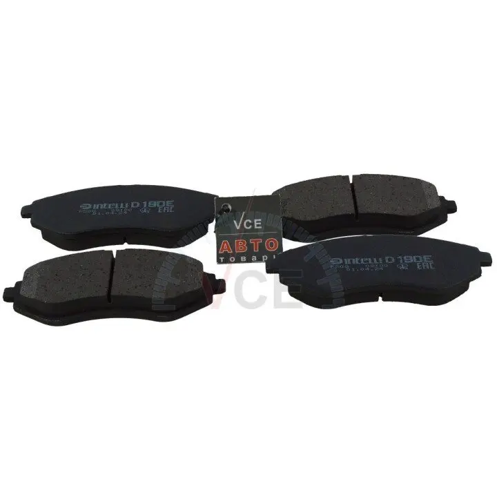 Колодка гальмівна авео перед (к-т 4 шт) intelli dafmi INTELLI-DAFMI D190E (фото 1)