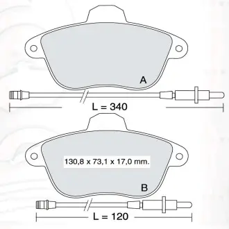 Колодка тормозов. диск. peugeot 605 передн. (intelli) INTELLI-DAFMI D572E