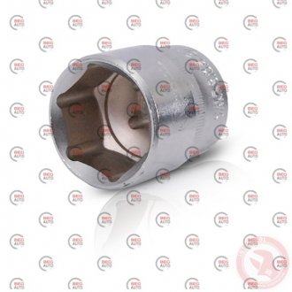 Головка шестигранная 1/2" 30мм x 44мм crv Intertool ET-0030