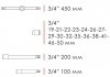 Набір інструментів 3/4", 20 од. (Гл. 19-50 мм) металевий кейс Intertool ET-6024 (фото 3)