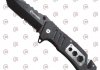 Нож складной 83 мм с лезвием для разрезания ремней Intertool HT-0599 (фото 1)