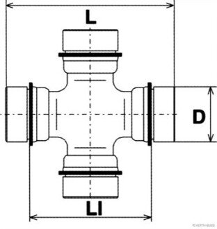 Крестовина JAKOPARTS J2921000