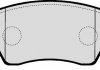 Колодки тормозные дисковые передние renault (выр-во akoparts) JAKOPARTS J3601085 (фото 2)