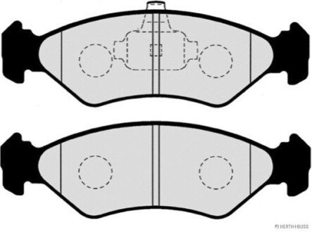 Тормозные колодки дисковые JAKOPARTS J3603049