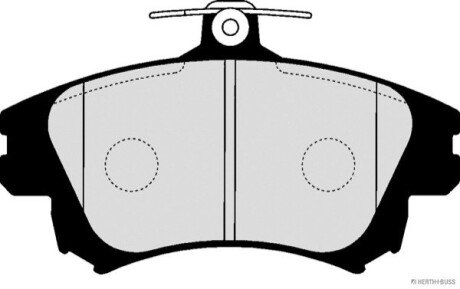 Колодки тормозные передние дисковые MITSUBISHI, SMART, VOLVO JAKOPARTS J3605042