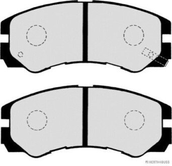 Тормозные колодки дисковые JAKOPARTS J3609009