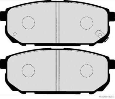 Тормозные колодки дисковые JAKOPARTS J3610305