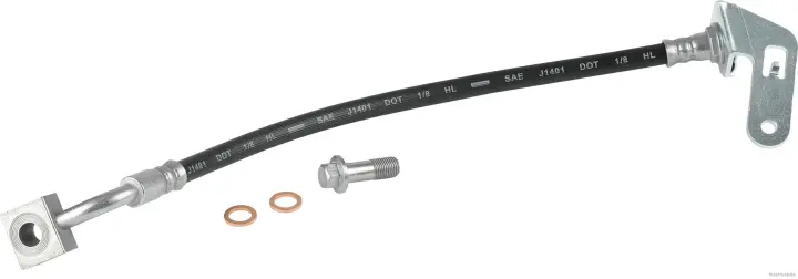 Гальмівний шланг, гальмівна система: BREMBO (довжина 327мм, M10x1) TESLA MODEL X Electric 09.15- JAKOPARTS J3700802 (фото 1)