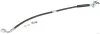 Шланг гальмівний (довжина 661мм, M10x1) TESLA MODEL S, MODEL X Electric 09.12- JAKOPARTS J3700803 (фото 1)
