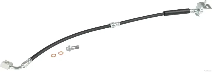 Шланг гальмівний (довжина 661мм, M10x1) TESLA MODEL S, MODEL X Electric 09.12- JAKOPARTS J3700803 (фото 1)