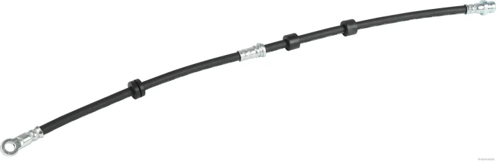 Гальмівний шланг передніх правий (довжина 641мм, m10x1) mitsubishi asx, eclipse cross, lancer viii, outlander iii 1.5-3.0 01.08- JAKOPARTS J3705135 (фото 1)