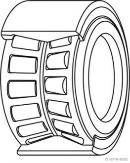 Комплект підшипника маточини колеса JAKOPARTS J4700309