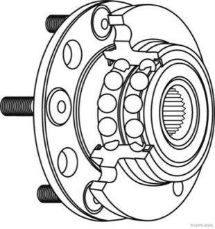 Ступиця колеса JAKOPARTS J4711049