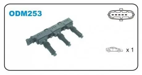 Котушка запалювання JANMOR ODM253