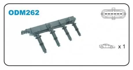 Котушка запалювання JANMOR ODM262