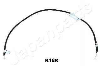 Kia трос ручного гальма зад. праве clarus (диск. гальмо) JAPANPARTS BC-K18R (фото 1)