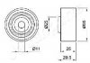 Устройство для натяжения ремня, ремень грм JAPANPARTS BE-H02 (фото 2)