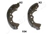 Nissan тормозные щеки almera 1,6 06- JAPANPARTS GF-104AF (фото 1)