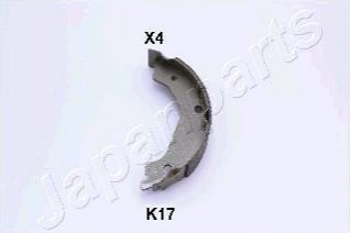 Гальмівні колодки барабан. kia sorento 02- JAPANPARTS GF-K17AF