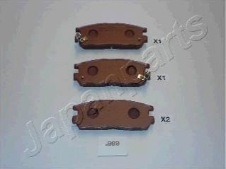 Opel тормозные колодки задн. frontera a,b 2 JAPANPARTS PP-999AF