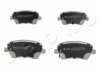 Колодки тормозные дисковые nissan micra iv 1.2 (10-), nissan micra iv 1.2 (11-) (JAPKO 50800 (фото 1)