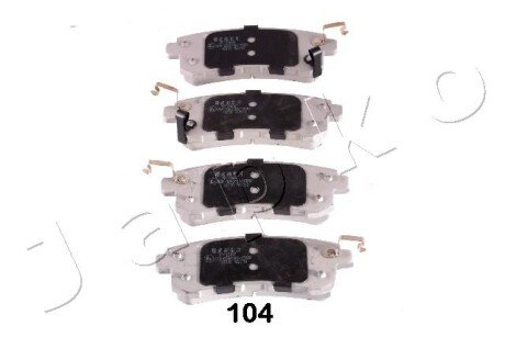 Комплект тормозных колодок, дисковый тормоз JAPKO 51104