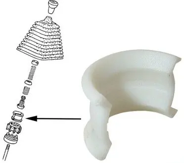 Втулка важеля перемикання передач JP GROUP 1131400600