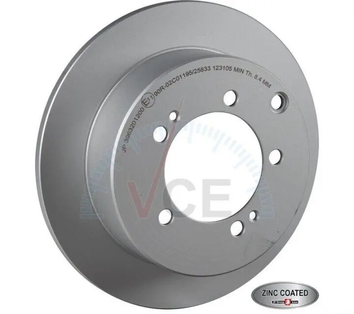 Тормозной диск задн.outlander 03- (262*10) JP GROUP 3963201200 (фото 1)