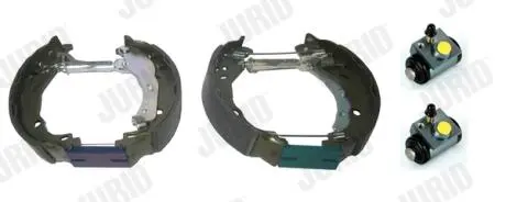 Citroen гальмо. щоки c-elysee 1.6 bluehdi 100 14-, c3 iii (sx) 1.6 bluehdi 100 16-, peugeot 208 і 1.4 hdi 12-, 01 1.6 lpg 14-, opel corsa f 1.2-68 JURID 381523J