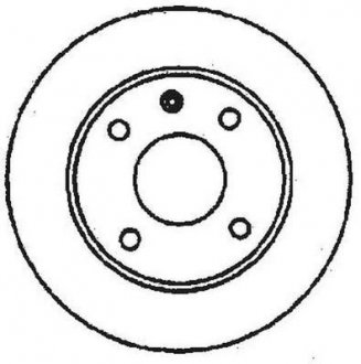 Гальмівний диск передній (вентильований) (239x20) vag 76-02 JURID 561178JC