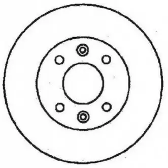 Тормозной диск JURID 561235JC