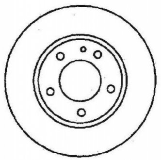 Mazda диск тормозной задн.626 iv 92- JURID 561717JC (фото 1)