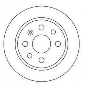 Opel диск тормозной задний vectra b 95- 270 10 8 JURID 561961JC (фото 1)