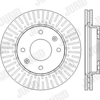 Диск тормозной JURID 562459JC