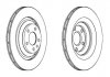 Тормозной диск задний (вентилируемый) (330x22) audi a6 c6 04-11 JURID 562512JC (фото 1)