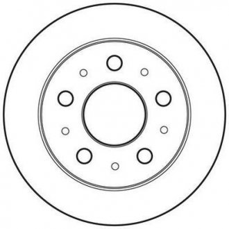 Тормозной диск задний (280x16 мм) jumper ducato expert 94- (1.7т) JURID 562757JC