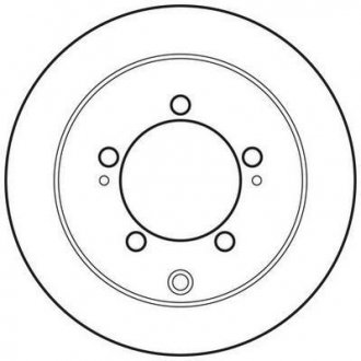 Тормозной диск задний JURID 562781JC (фото 1)