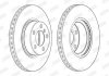 Гальмівний диск передній (328x28 мм) bmw x3 (f25) x4 (f26) 10-18 JURID 562891JC-1 (фото 1)