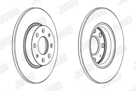 Гальмівний диск JURID 563020JC