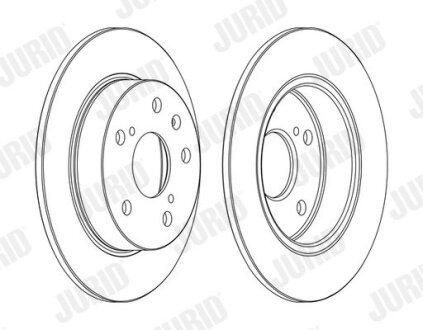 Диск тормозной JURID 563141JC