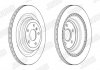Тормозной диск задний (345x22 мм) (5 отверстий) mb (c292/w166/x166) 11-19 JURID 563243JC (фото 1)
