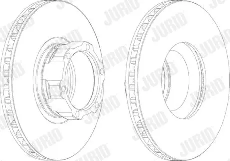 Диск тормозной JURID 567762J